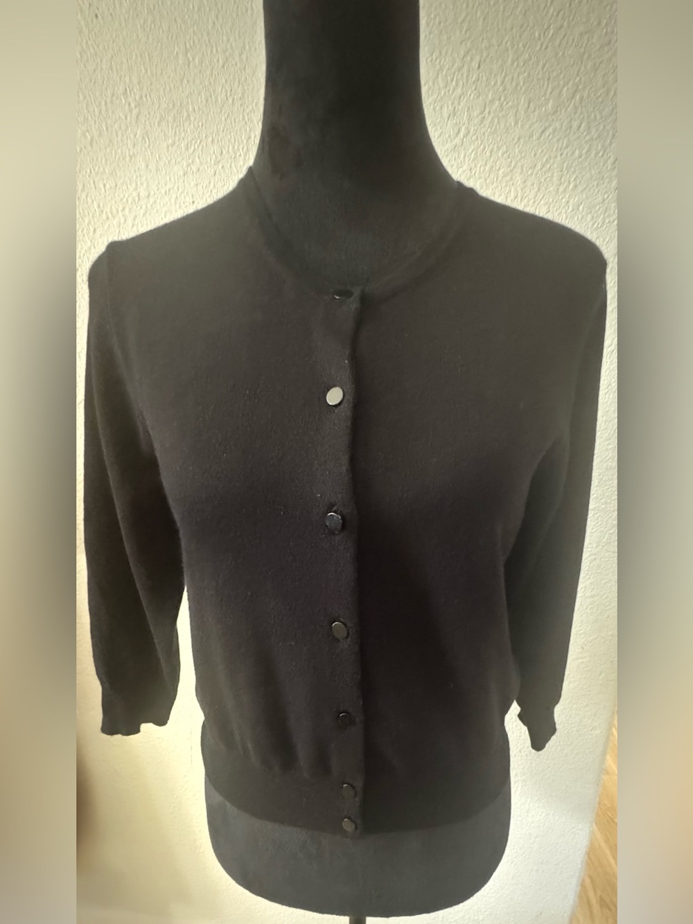 Ciate Black Button-Front Women's Cardigan